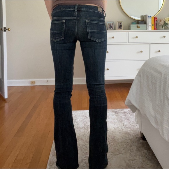 NWOT vintage American Eagle flare leg jeans size 2 - Picture 5 of 6